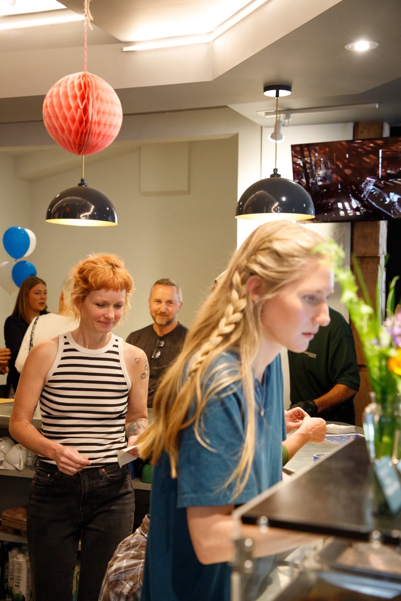 Counter Space Staff working at the launch party