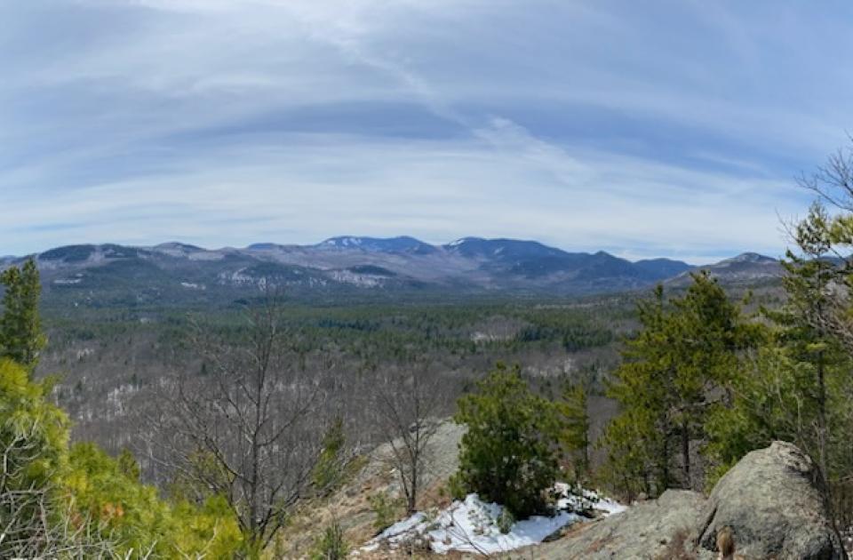 Panoramic view from Joel's trail