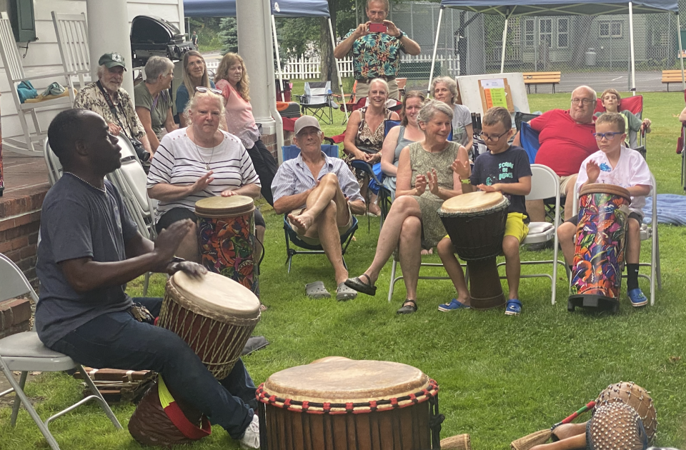 Drumming Event at the Social Center